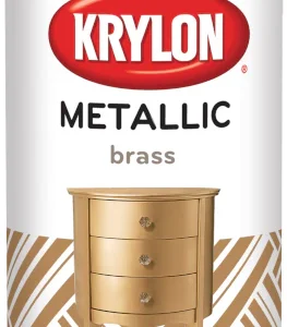 Krylon Brilliant Metallic Spray Brass 340g 42204