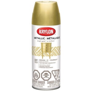 Krylon Brilliant Metallic Spray Gold 340g 41706