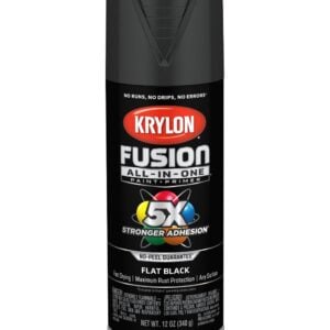 Krylon Fusion All-in-One Spray Flat Black 340g 42728