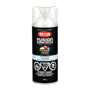 Krylon Fusion All-in-One Spray Flat Clear 340g 42729