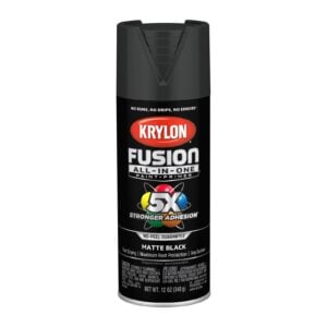 Krylon Fusion All-in-One Spray Matte Black 340g 42754