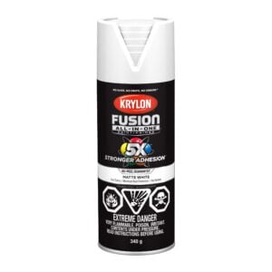 Krylon Fusion All-in-One Spray Matte White 340g 42764