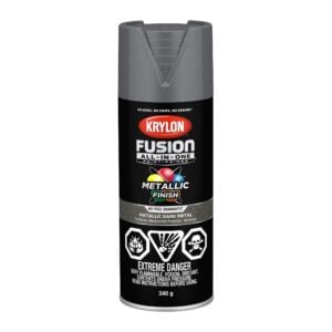 Krylon Fusion All-in-One Spray Metallic Dark Metal 340g 42769