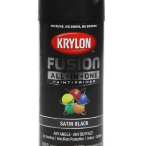Krylon Fusion All-in-One Spray Satin Black 340g 42732