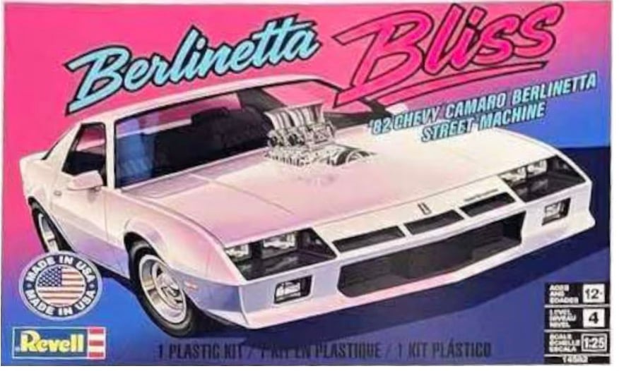 Revell 1982 Chevy Camaro Berlinetta Street Machine 1/25 Scale 14592