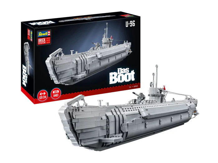 Revell Submarine U-Boat Das Boot Brick System 1/56 Scale 85-0960 10960