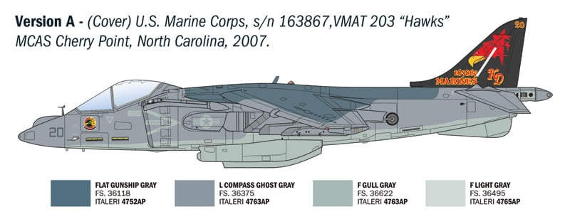 Italeri AV-8B Harrier II 1/72 Scale 90193 0193