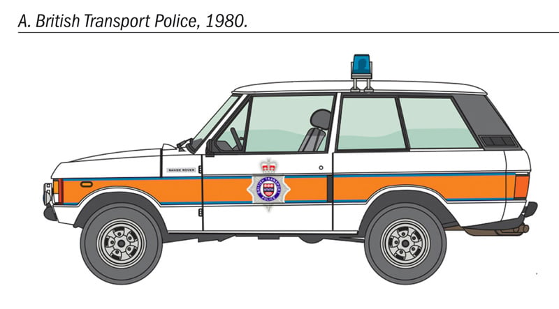 Italeri Range Rover Police 1/24 Scale 3661