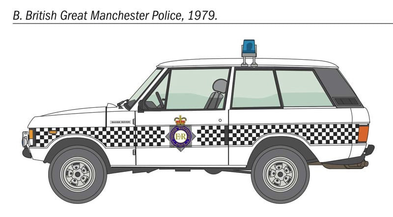 Italeri Range Rover Police 1/24 Scale 3661