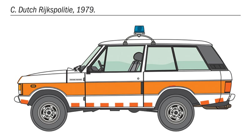 Italeri Range Rover Police 1/24 Scale 3661