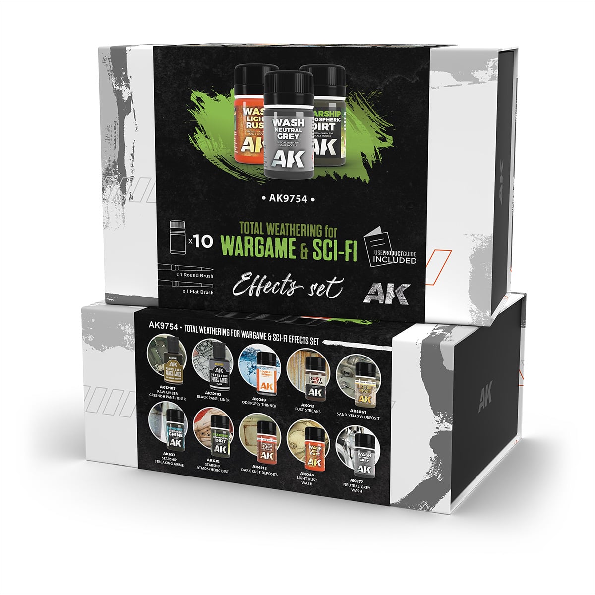 AK Interactive Total Weathering For Wargame and SciFi Set AK9754 More Details
