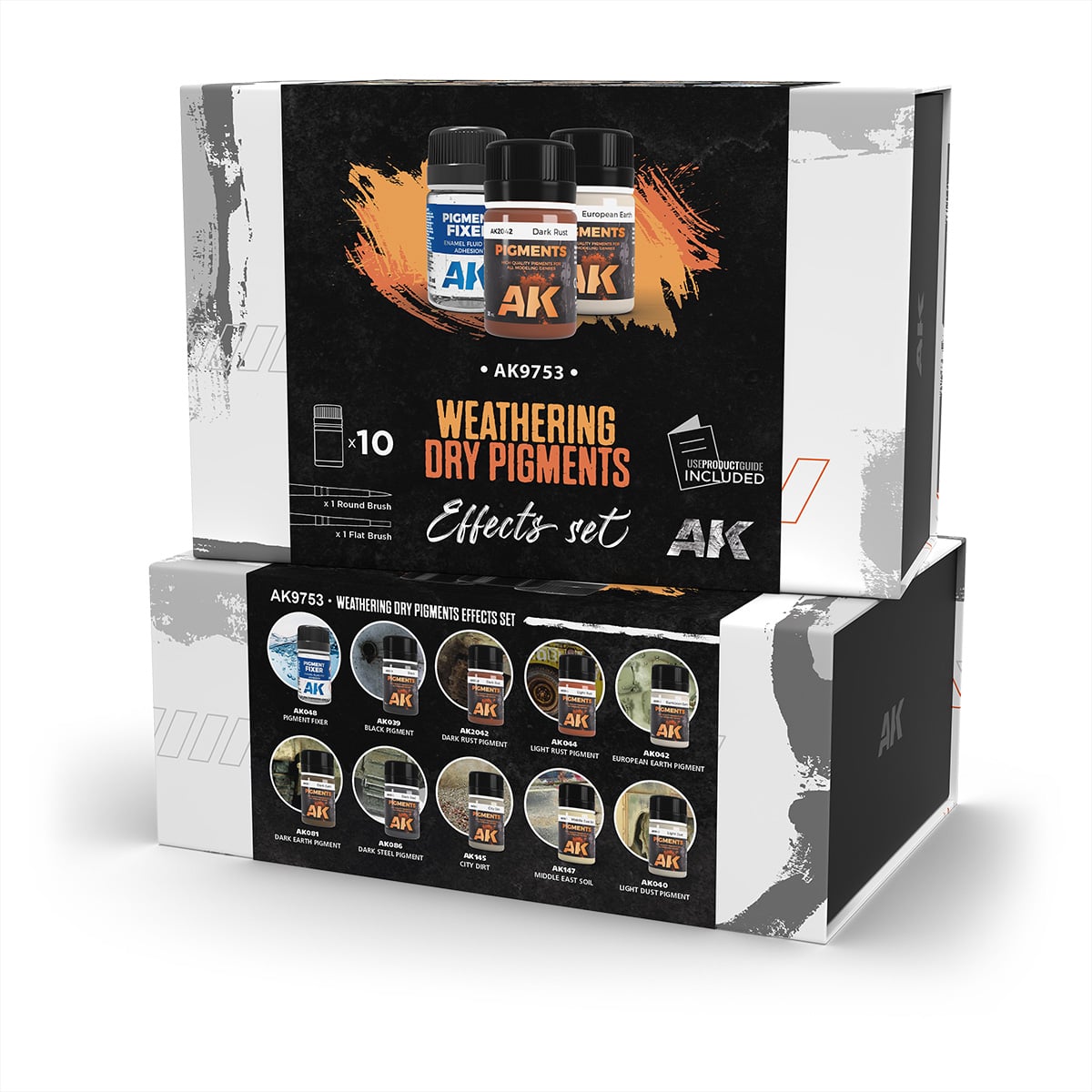 AK Interactive Weathering Dry Pigments Set AK9753 More details