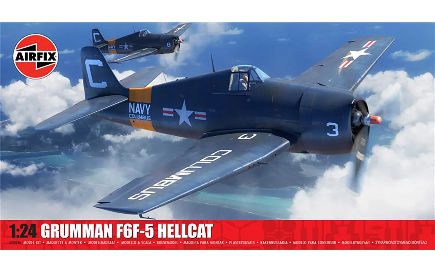 Aifix Grumman F6F-5 Hellcat 1-24 Scale A19004A