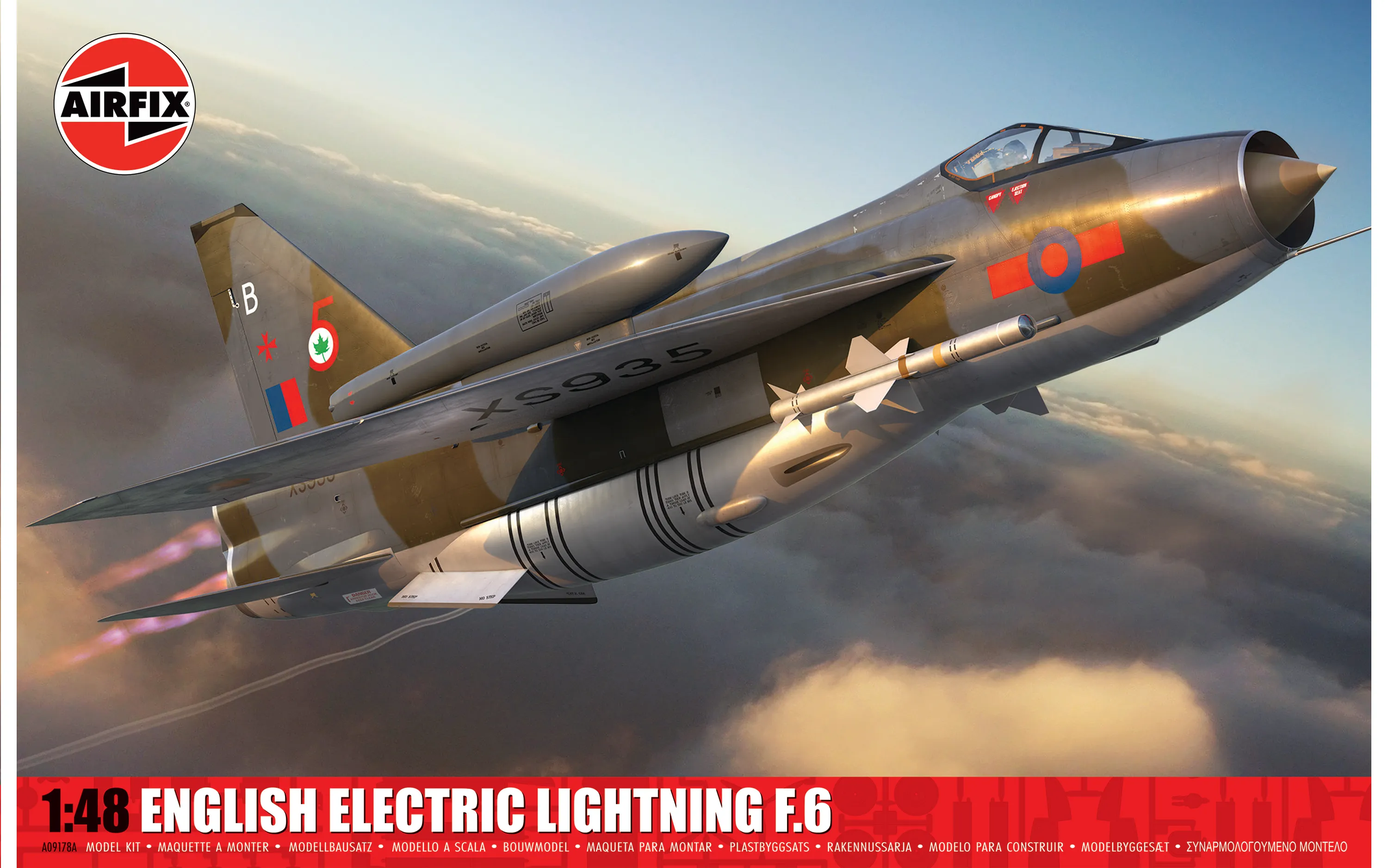 Airfix English Electric Lightning F.6 1/48 Scale A09178A