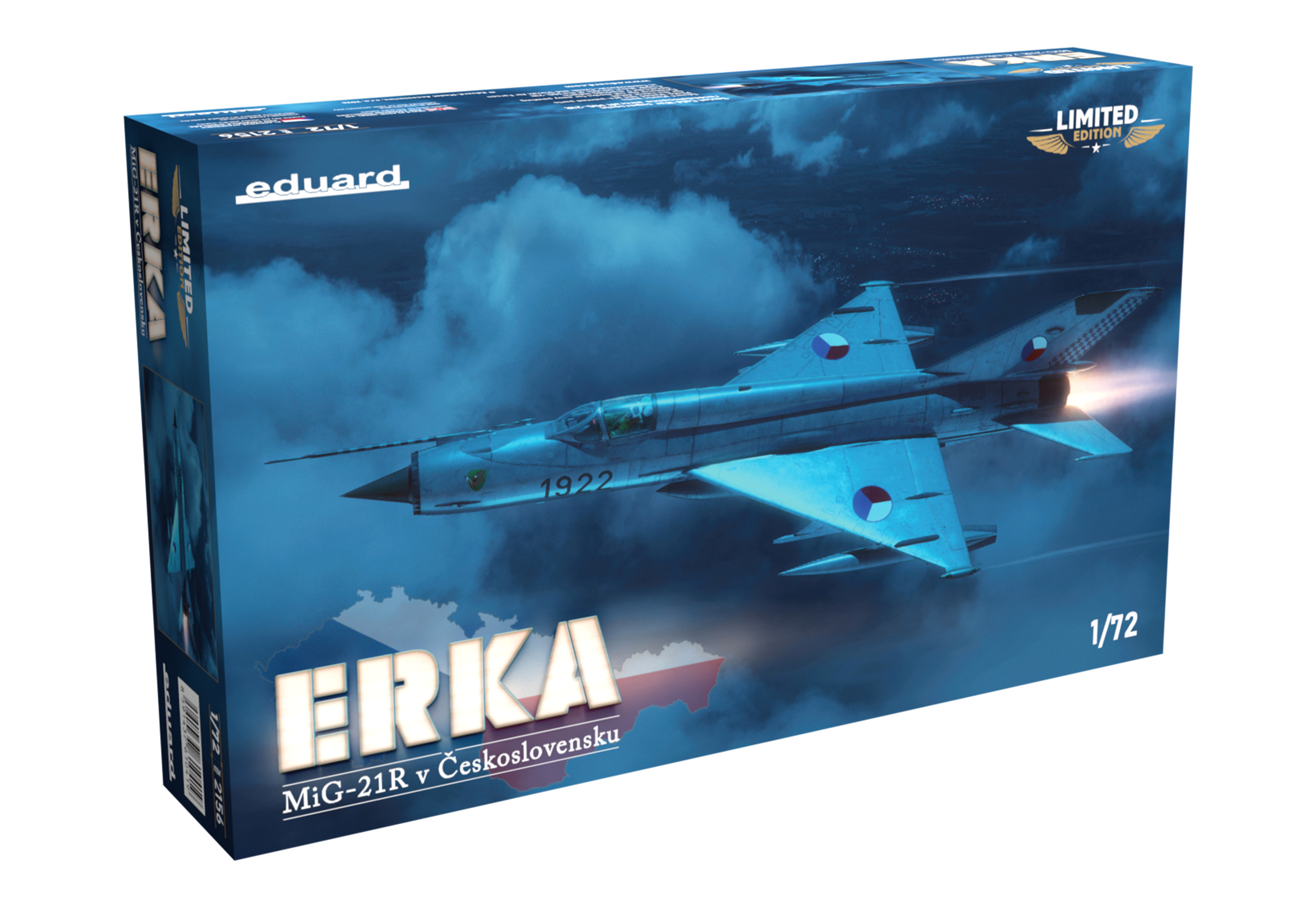 Eduard ERKA MiG-21R V Ceskoslovensku Limited Edition 1/72 Scale 2156