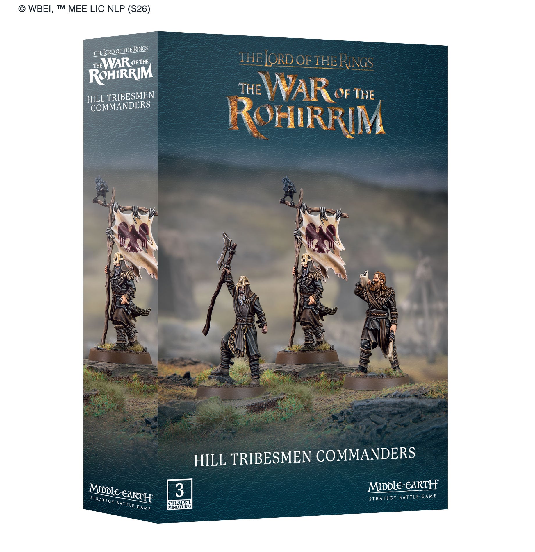 Hill Tribesmen Commanders The Lord of the Rings Middle Earth Strategy Board Game 30-101