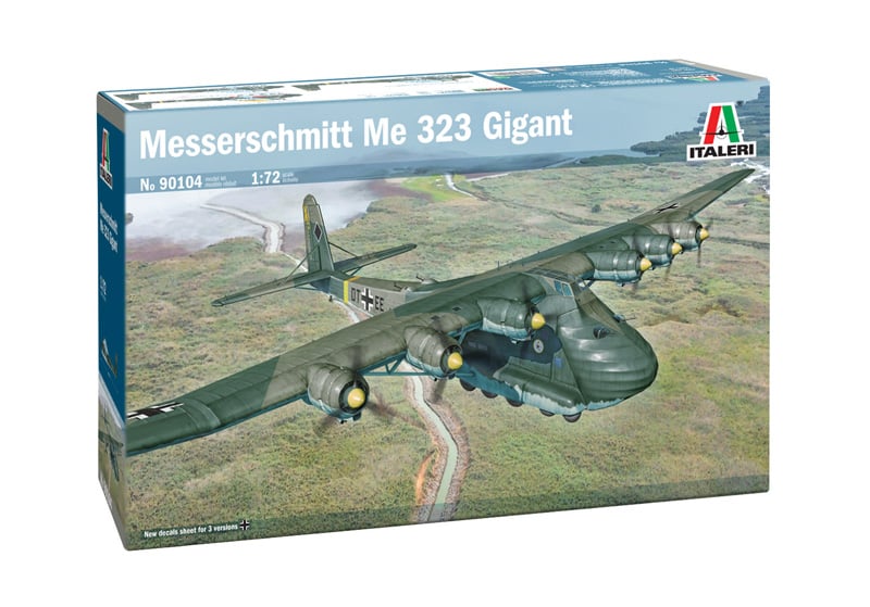 Italeri Messerschmitt Me-323 D-1 Gigant 1/72 Scale 0104
