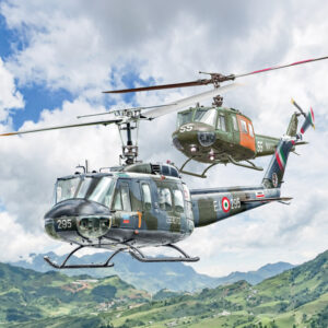 Italeri Agusta-Bell AB.205 UH-1D SAR Search and Rescue Helicopter 1/48 Scale 2845