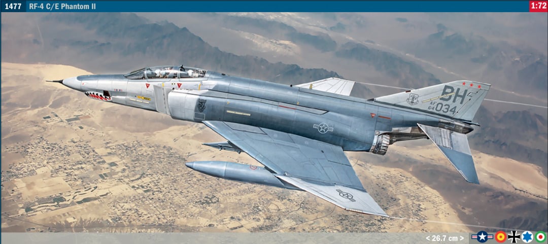 Italeri RF-4 C/E Phantom II 1/72 Scale 1477