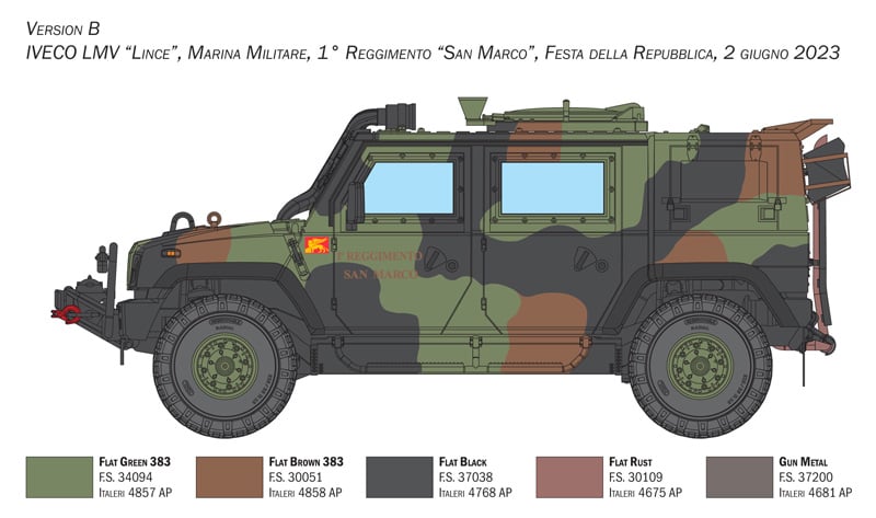 Italeri VTLM Lince 1/35 Scale 6766