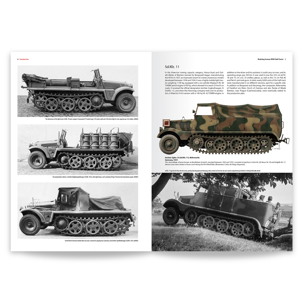 Modelling WWII German Half-tracks AK130036 006-007