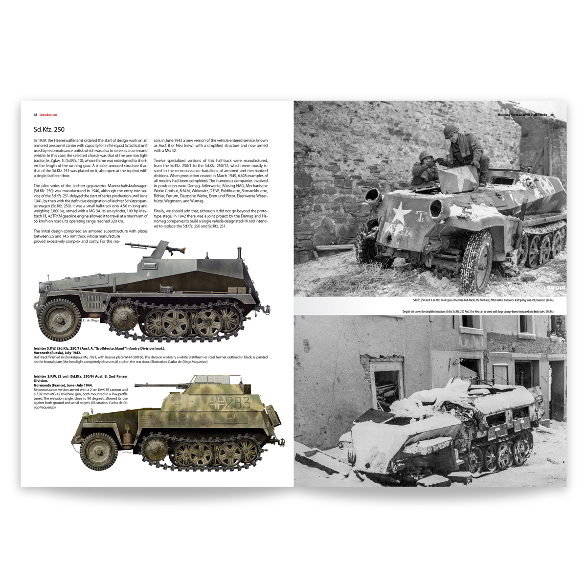 Modelling WWII German Half-tracks AK130036 038-039