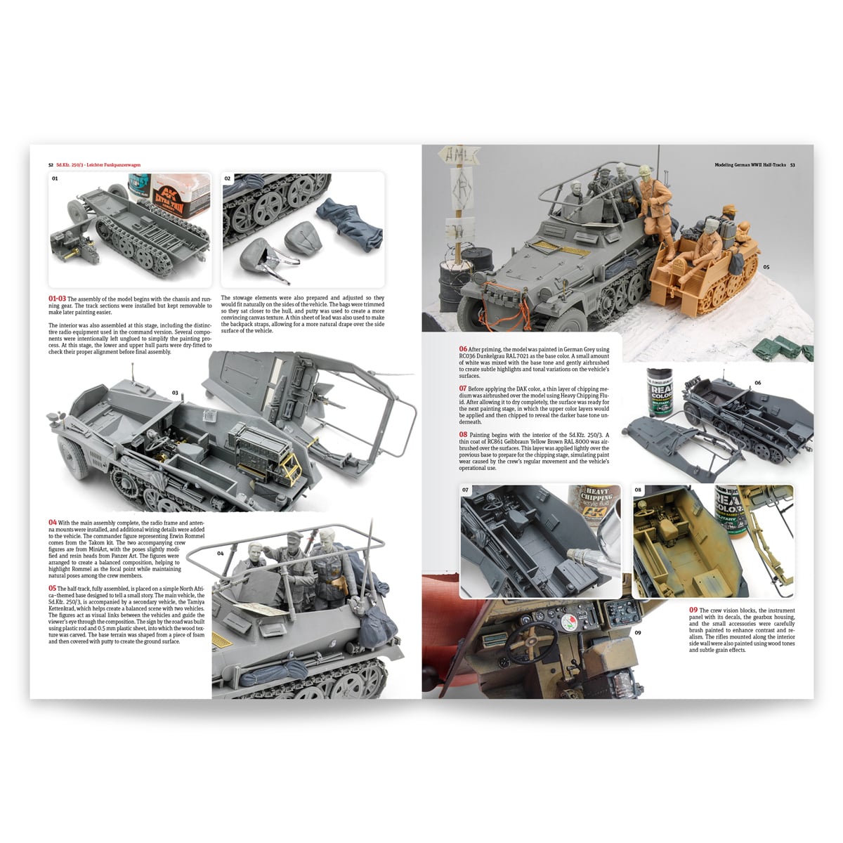 Modelling WWII German Half-tracks AK130036 052-053