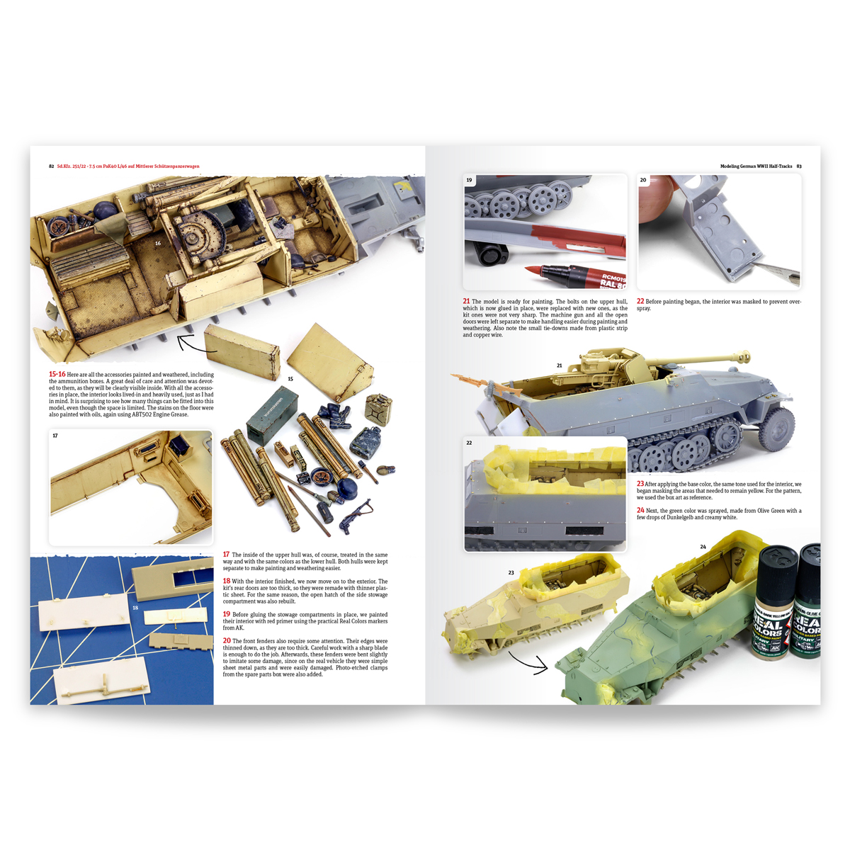 Modelling WWII German Half-tracks AK130036 082-083