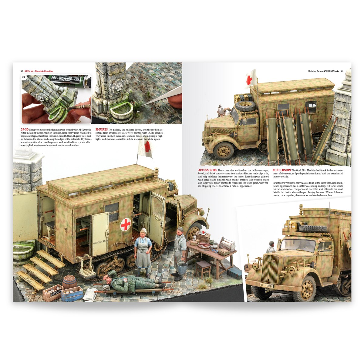 Modelling WWII German Half-tracks AK130036 098-099