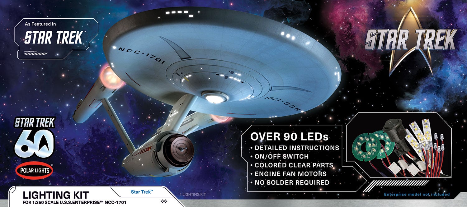 Polar Lights Lighting Kit for USS Enterprise 1/350 Scale MKA076