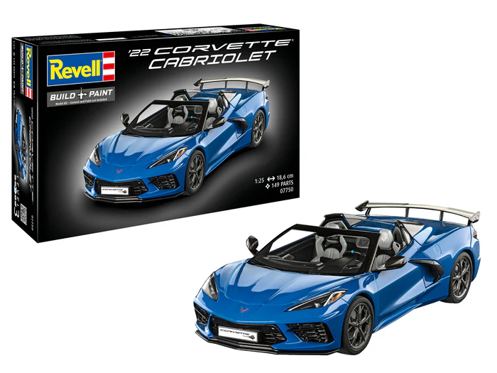 Revell 2022 Corvette C8 Convertible 1/25 Scale 07750