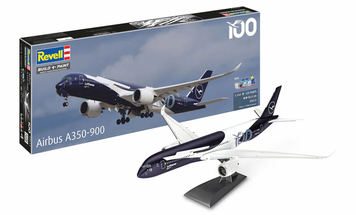 Revell Germany Airbus A350-900 Lufthansa 100 years 1/144 Scale 05612