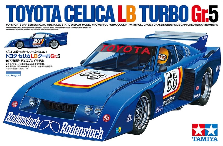 Tamiya Toyota Celica LB Turbo Gr.5 1/24 Scale 24377 Box