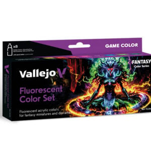 Vallejo Fluorescent Paint Set of 8 Fantasy Series 72214
