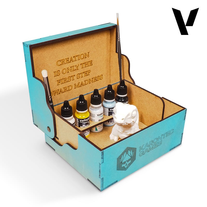 Vallejo Karonkids Velociraptor Paint and Miniatures Set S70265 Contents