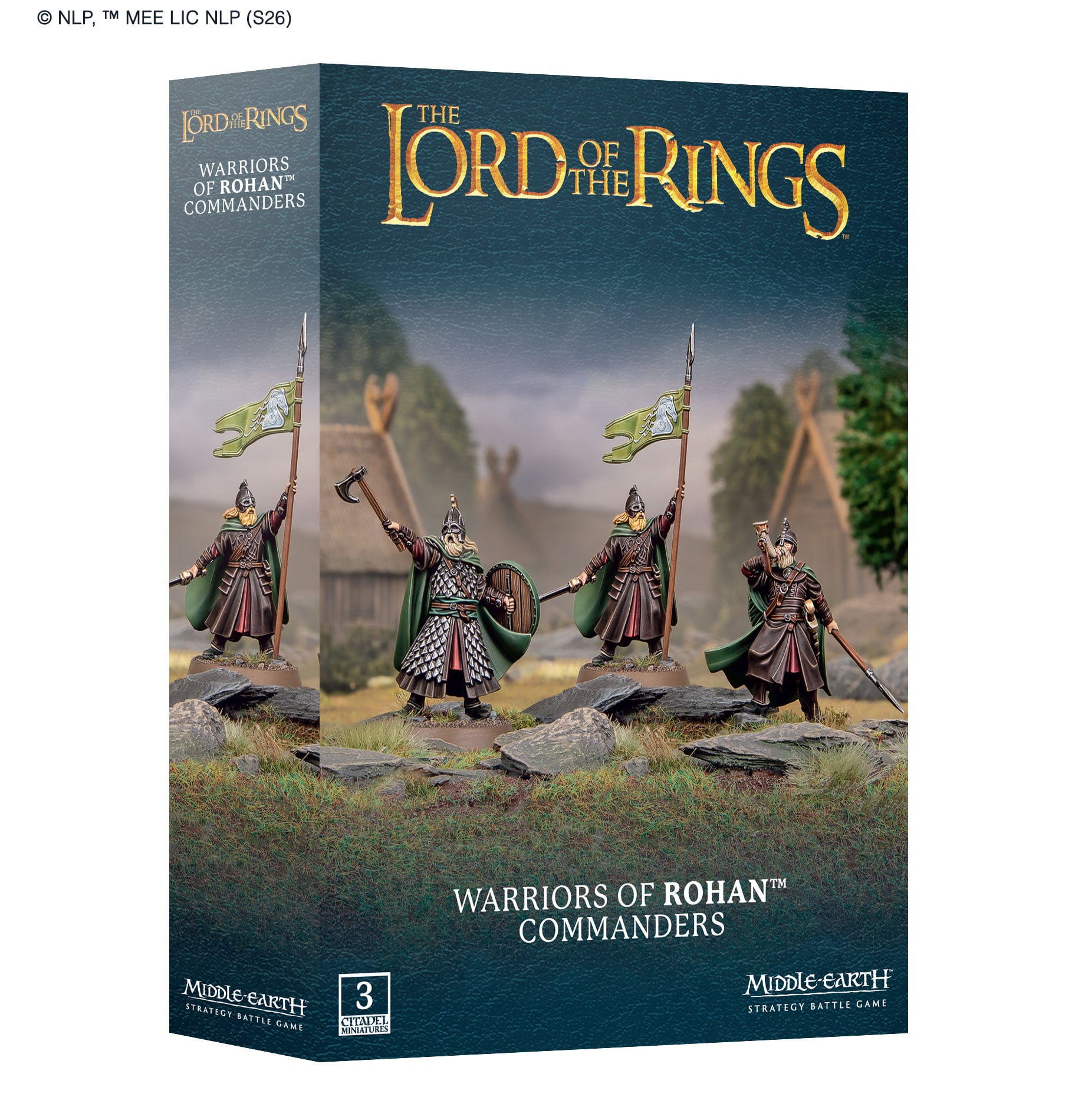 Warriors of Rohan Commanders The Lord of the Rings Middle Earth Strategy Board Game 30-105