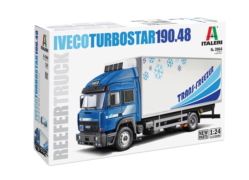Italeri Iveco Turbostar 190.48 Reefer Truck 1/24 Scale 3964