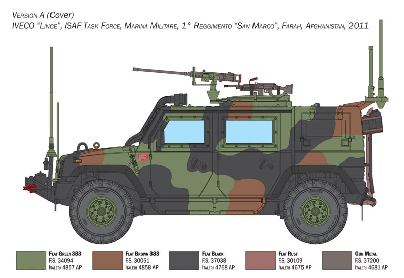 Italeri VTLM Lince 1/35 Scale 6766