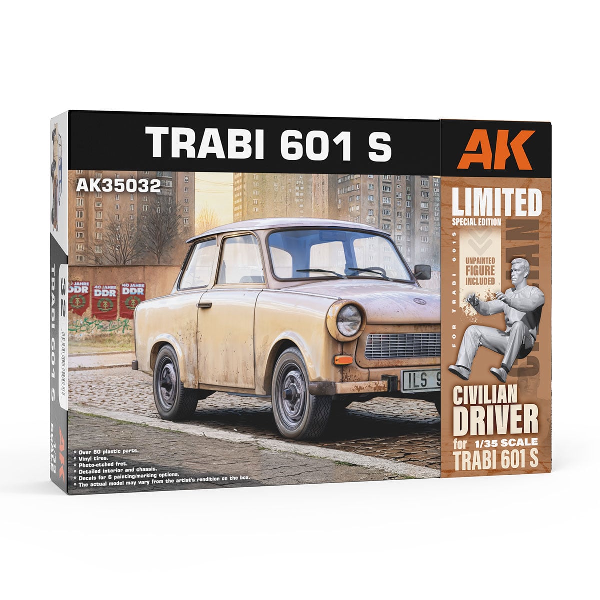 AK Interactive Trabant 601 S Limited Edition 1/35 Scale AK35032-A