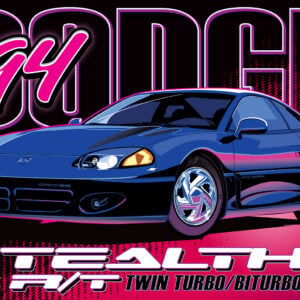 AMT 1994 Dodge Stealth R/T Twin Turbo BiTurbo 1/25 Scale 1587