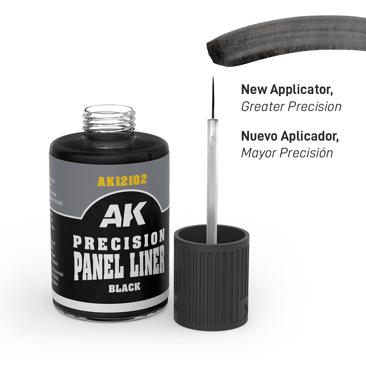 Black Precision Panel Liner AK Interactive AK12102 In Use
