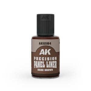 Dark Brown Precision Panel Liner AK Interactive AK12104