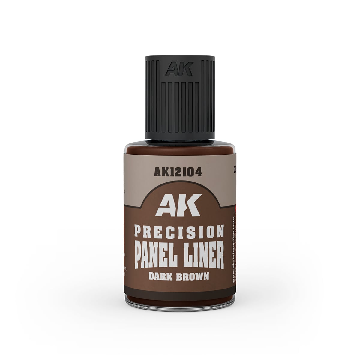 Dark Brown Precision Panel Liner AK Interactive AK12104