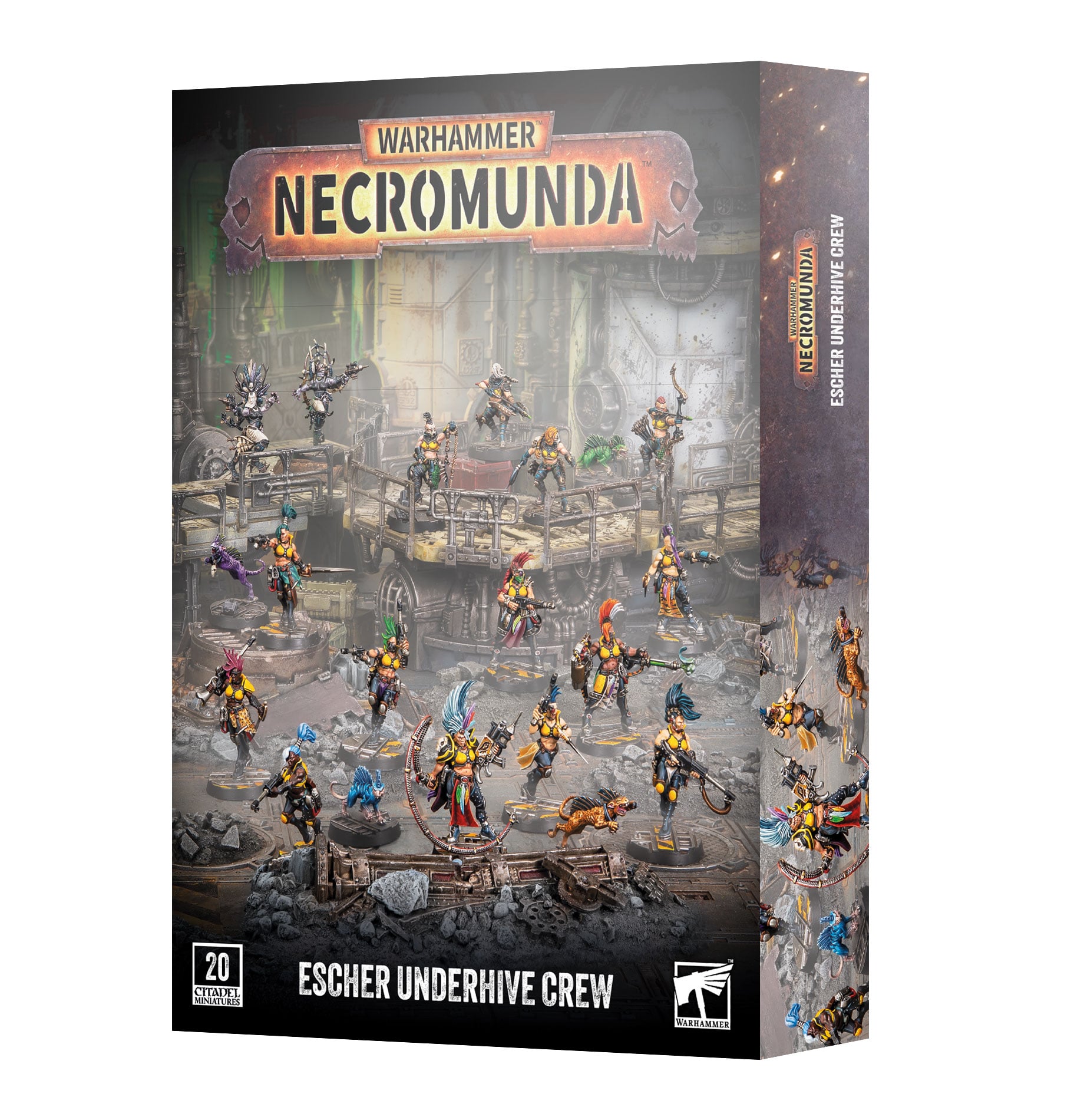 Escher Underhive Crew Skirmish Necromunda Warhammer 301-71