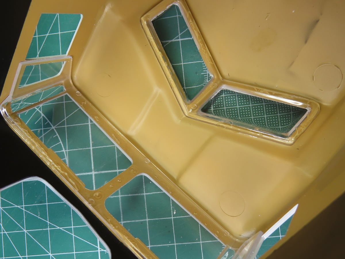 Gluing in Clear Parts