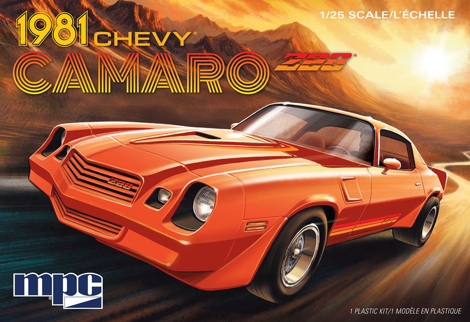MPC 1981 Chevy Camaro Z28 Pro Street 1/25 Scale MPC981
