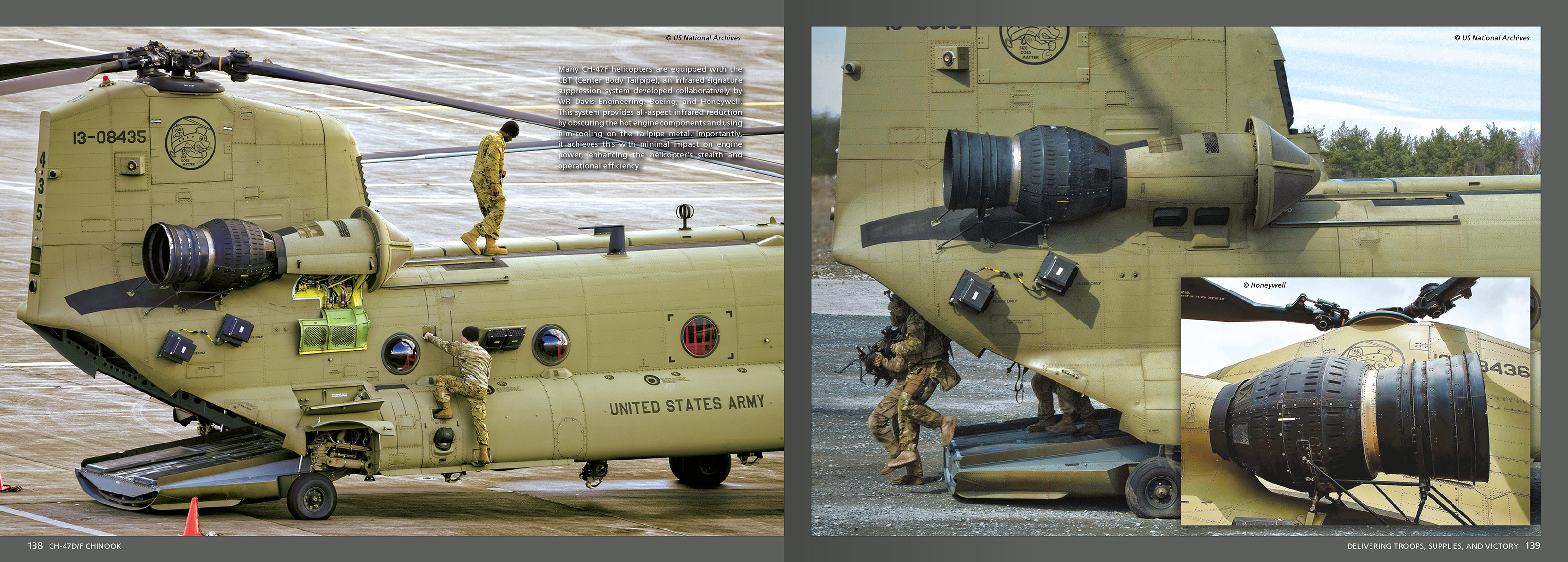 AK Interactive CH-47D-F Chinook Softcover AK130039 Pages 138-139