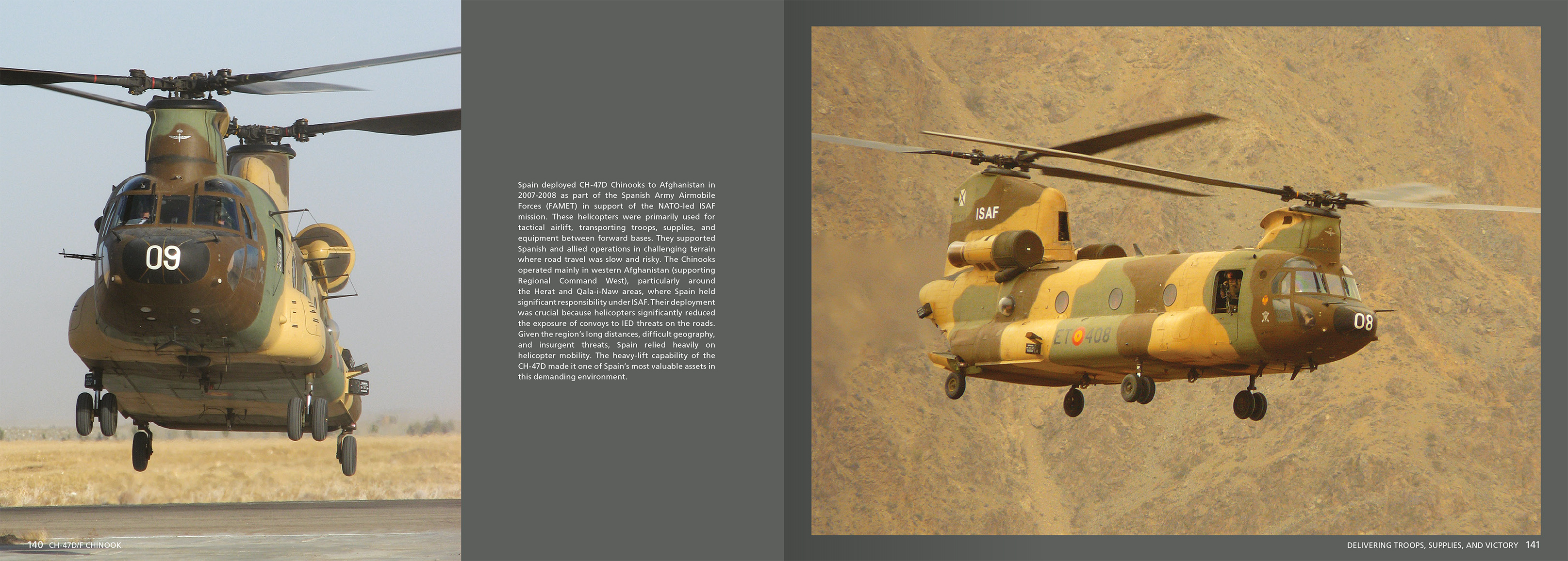 AK Interactive CH-47D-F Chinook Softcover AK130039 Pages 140-141