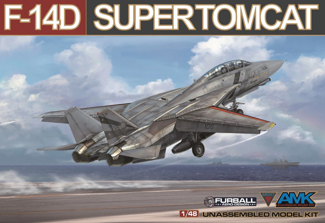 AMK Grumman F-14D Super Tomcat 1/48 Scale 88007 AvantGarde Model Kits