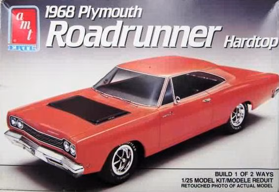 AMT 1968 Plymouth Roadrunner Hardtop 1/25 Scale 6515